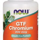 NOW Foods GTF Chromium 200 mcg - 100 Tablets