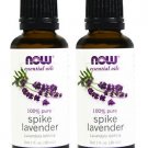 2 Bottles Now Essential Oils - 100% Pure Spike Lavender Oil - 1 fl oz (30 ml)