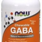 GABA 250 mg Chewable Now Foods 90 Chewable