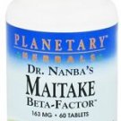 Planetary Herbals Dr. Nanba's Maitake Beta-Factor 163MG - 60 Tablets