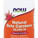 NOW Foods Natural Beta Carotene with Mixed Carotenoids 25000 IU - 90 Softgels
