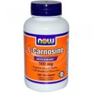Now Foods, L-Carnosine, 500 mg, 100 Vcaps