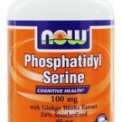 Now Foods Phosphatidyl Serine with Ginkgo Biloba Extract 100 mg - 100 Softgels