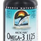 Arctic pure Omega-3 1125  Enteric Coated Source Naturals Fish Oil. 120 Softgel