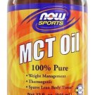 NOW FOODS  Sports - MCT Oil - 32 oz (946 ml) Thermogenic Coconut Oil