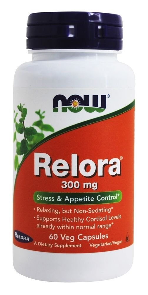 NOW FOODS Relora 300mg Weight Management Stress Contol - 60 Vcaps