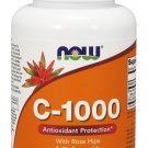 Now Foods Vitamin-C-1000 with Rose Hips and Bioflavonoids 100 Tabs - Antioxidant