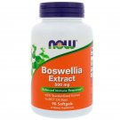 NOW Boswellia Extract 500 mg,90 Softgels New