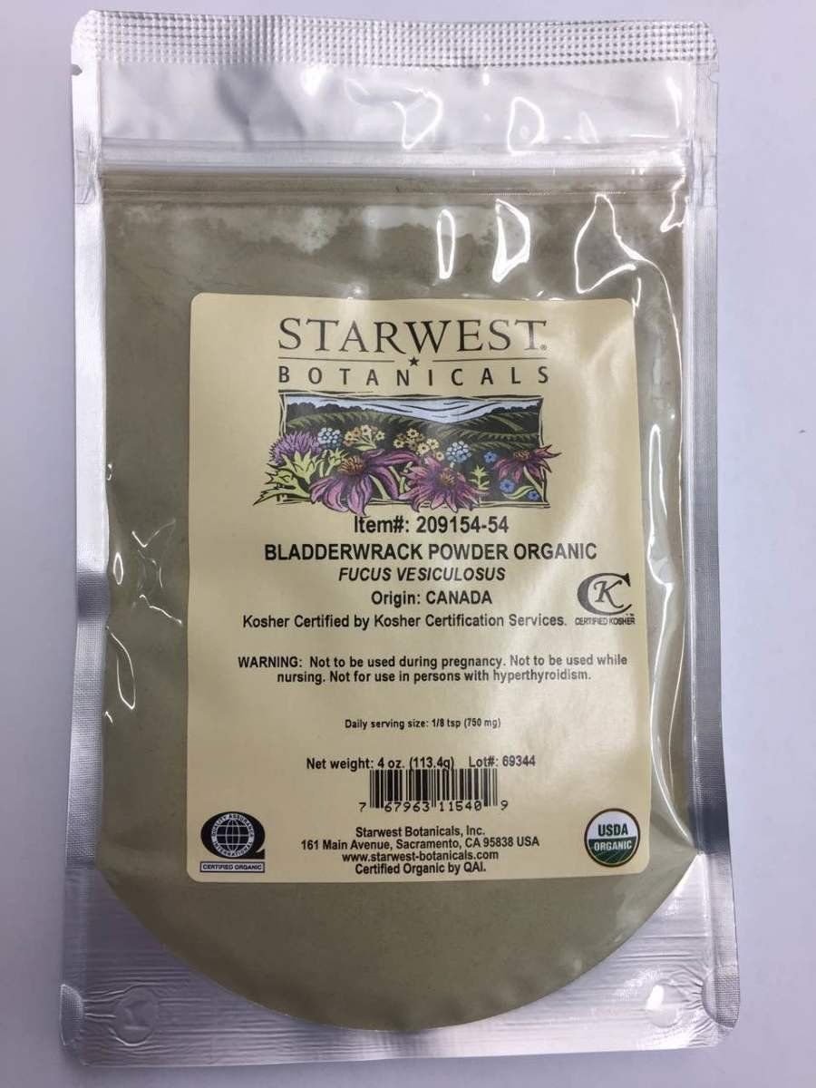 Organic Bladderwrack Powder 4OZ Starwest