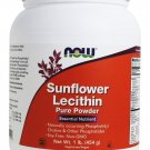 Now Foods, Sunflower Lecithin, Pure Powder, 1 lb (454 g)