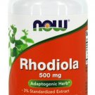 Now Foods Rhodiola 500mg 60 Veg Capsules Adaptogenic Herb