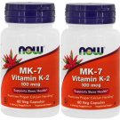 NOW Foods Vitamin MK-7 K-2 100 mcg (2 Pack) Free Shipping