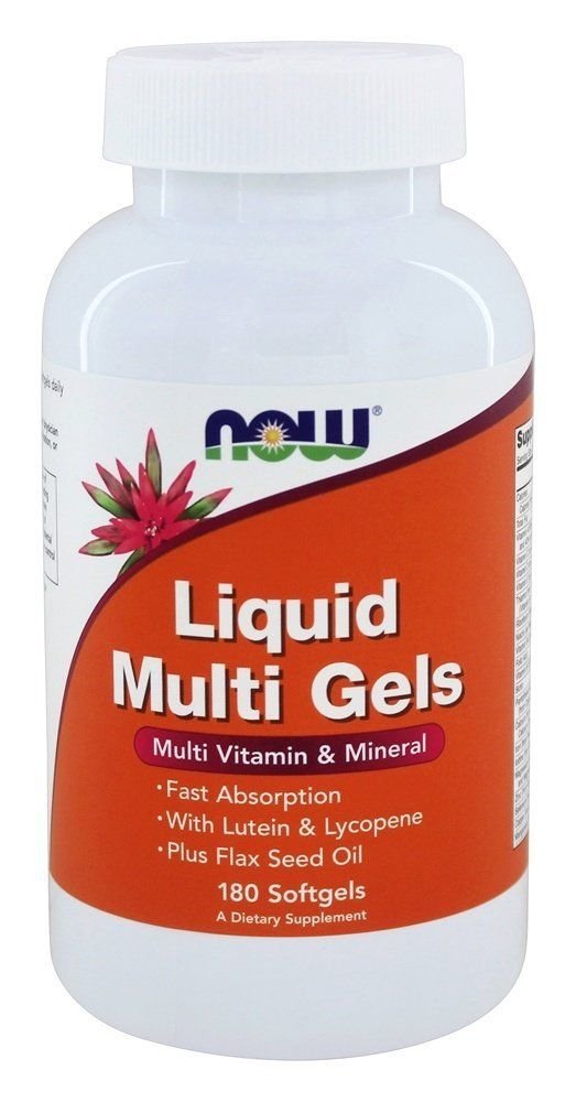 Liquid Multi Gels 180 Softgels by Now Foods