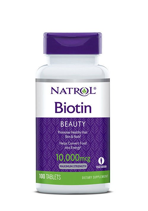 Natrol Biotin Maximum Strength 10,000mcg 100 Tablets
