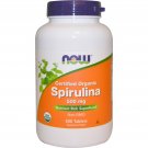Now Foods, Certified Organic Spirulina 500 mg Non-GMO - 500 Tablets