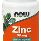 NOW FOODS Vegetarian Formula Zinc 50 mg 100 Tabs Made In USA FREE SHIP