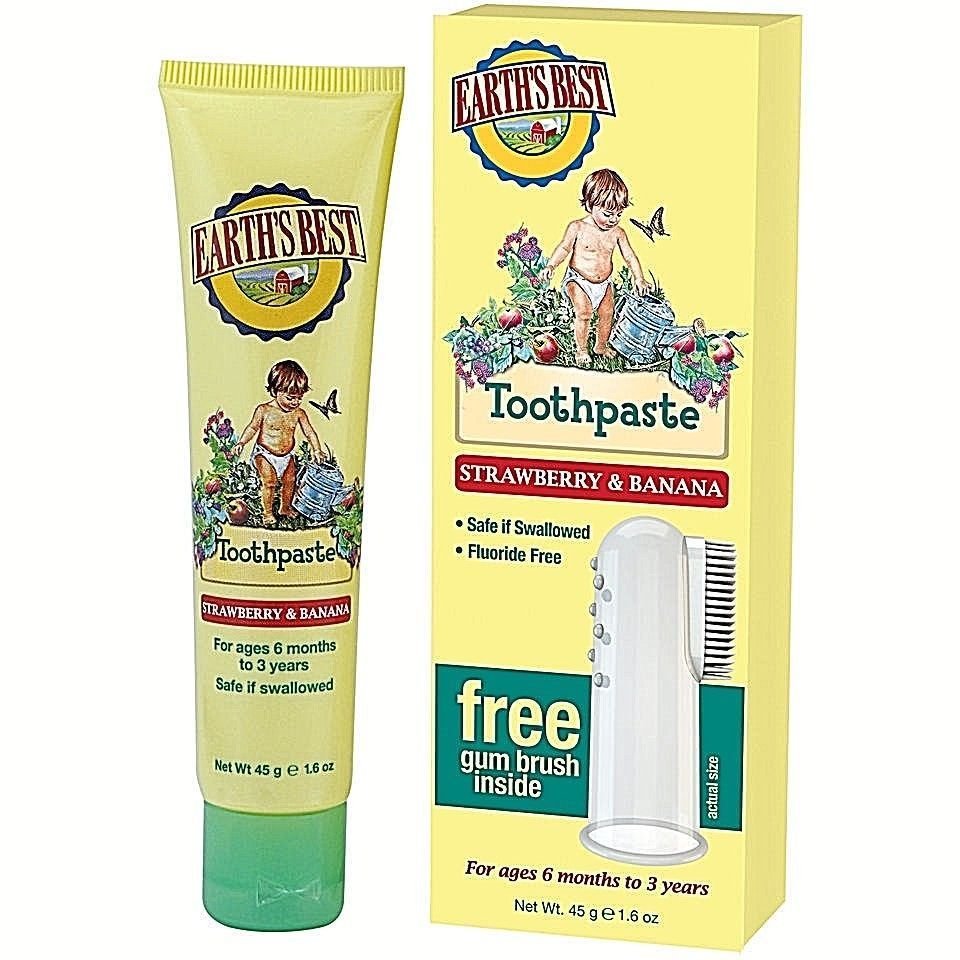 Earth's Best Toddler Toothpaste by Jason Natural Products Strawberry