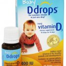 Baby Ddrops Liquid Vitamin D3 400 IU Dietary Supplement 90 Drops 2.5 ml