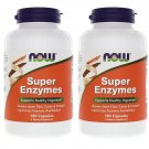 Super Enzymes 180 Capsules - Supports Healthy Digestion by NOW Foods (Pack of 2)