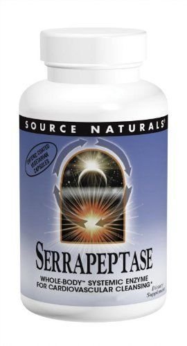 Source Naturals Serrapeptase EC Enzyme Digestive Support - 120 Vegetarian Caps