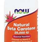 NOW Foods Beta Carotene D. salina with Mixed Carotenoids 25000 IU - 90 Softgels