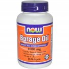 Borage Oil 1000mg 60 Softgels NOW Foods