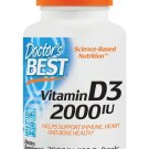 Doctor's Best Best Vitamin D3 2000 IU Softgel Capsules 180-Count