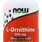 L-Ornithine 500mg for Healthy Protein Metabolism 120 Veg Caps by Now Foods
