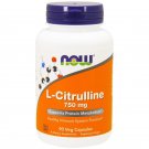 NOW Foods L-Citrulline 750 mg 90 Veg Caps