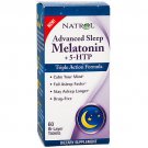 Advanced Sleep Melatonin + 5 HTP Bi-Layer Tablets, 60 Count by Natrol