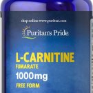 Puritan's Pride L-Carnitine Fumarate 1000 mg 90 Caplets