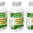 3x Health Plus Super Colon Cleanse 500mg 240 Capsules Also Relieves Constipation
