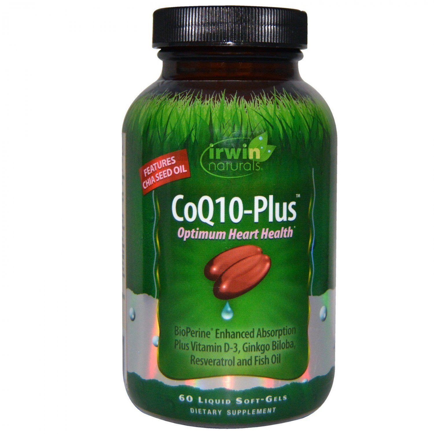 Irwin Naturals COQ10-Plus Optimum Heart Health Supplement Softgels 60 ea (2pk)