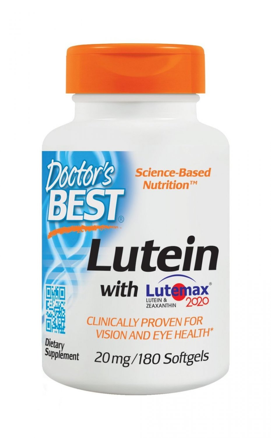 Doctor's Best Lutein featuring Lutemax Non-GMO Gluten Free Soy Free Eye Healt...