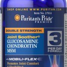Puritan's Pride Double Strength Glucosamine Chondroitin MSM Joint Soother(2Pack)