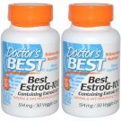 Doctor's Best, Best EstroG-100, 514 mg, 30 Veggie Caps (Pack of 2)