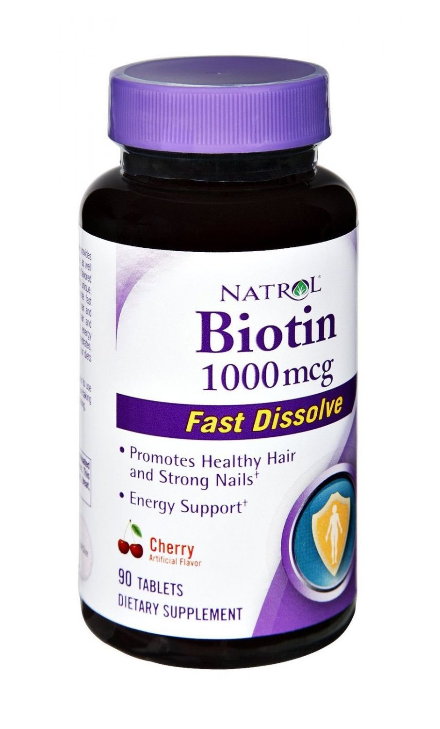 Natrol Biotin Fast Dissolve Cherry - 1000 Mcg - 90 Tablets (6 Pack)