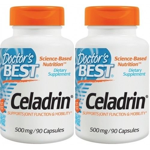 Celadrin 500 mg 90c by Doctors Best (Pack of 2)
