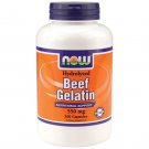 Now Foods Beef Gelatin 550 mg - 200 Caps 6 Pack