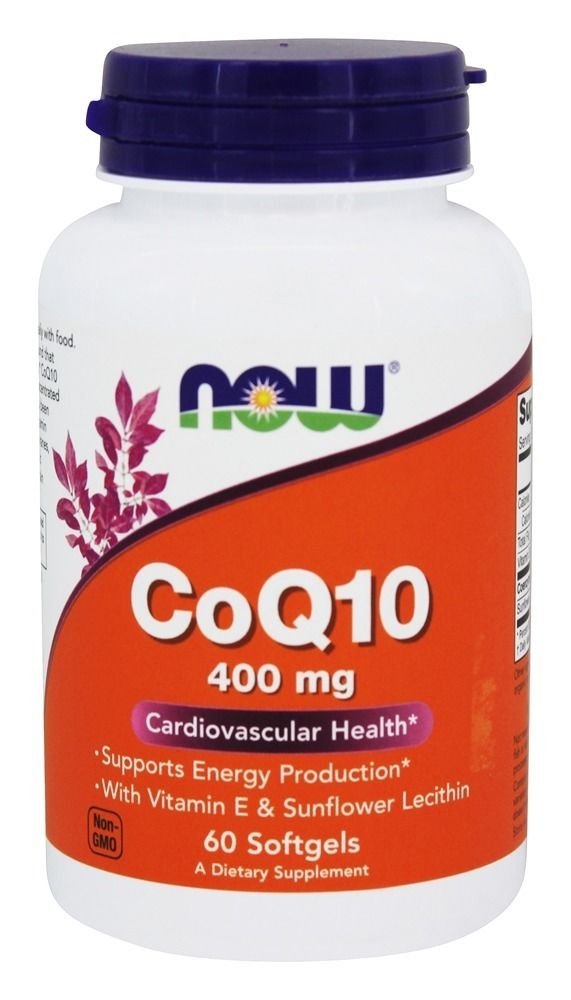 Now Foods CoQ10 High Potency Cardiovascular Health 400mg - 60 Softgels