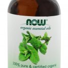 NOW Foods - Organic Essential Oil Peppermint - 4 oz. 100% pure