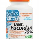 Doctor's Best Fucoidan 70% Non-GMO Vegan Gluten Free 60 Veggie Caps 60 VC