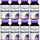 8x Natrol Melatonin 3mg Fast Dissolve Tablets 90 ea