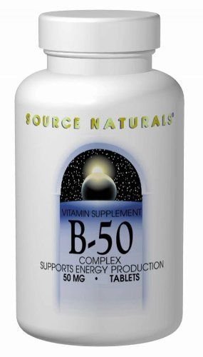 Source Naturals Vitamin B-50 Complex 50mg Supports Energy Production - 250 Tab