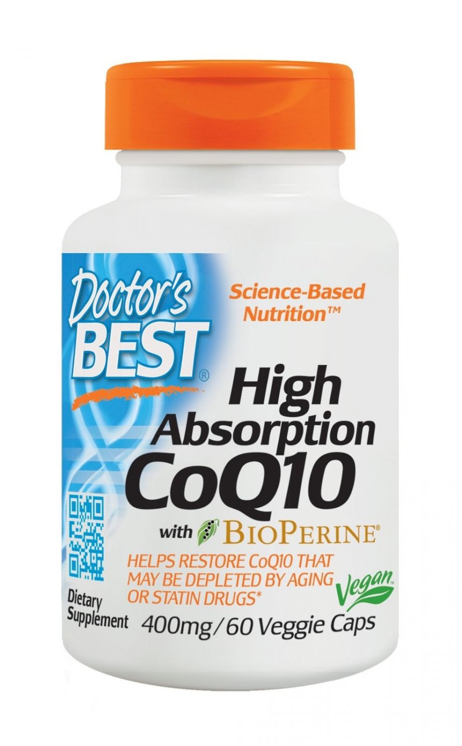 Doctor's Best High Absorption CoQ10 with BioPerine Non-GMO Vegan Gluten Free