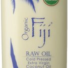 Organic Fiji Raw Cold Pressed Coconut Oil Fragrance Free 12 oz (2 Pack)