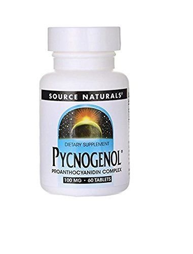 SOURCE NATURALS Pycnogenol 100 Mg Tablet 60 Count 60 Tablets