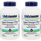 2x Life Extension Super Omega-3 Plus 120 Softgels