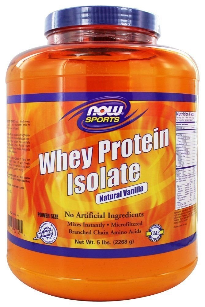 NOW Foods Whey Protein Isolate Vanilla - 5 lbs