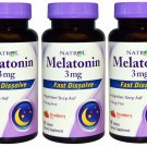 5x Natrol Melatonin 3mg Fast Dissolve Tablets 90 ea